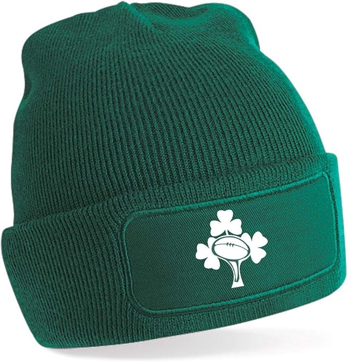 Ireland Rugby Beanie Hat Green Amazon.co.uk Clothing