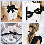 G2PLUS Black Satin Ribbons 20mm x 22m Decorative Gift Wrap for Crafting view 6