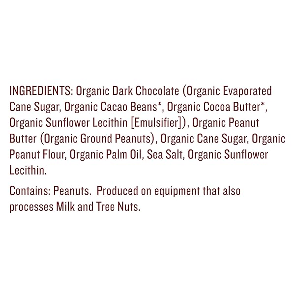 JUSTIN’S, PEANUT BUTTER CUPS DARK CHOCOLATE MINI ORGANIC, 4.7 OUNCE