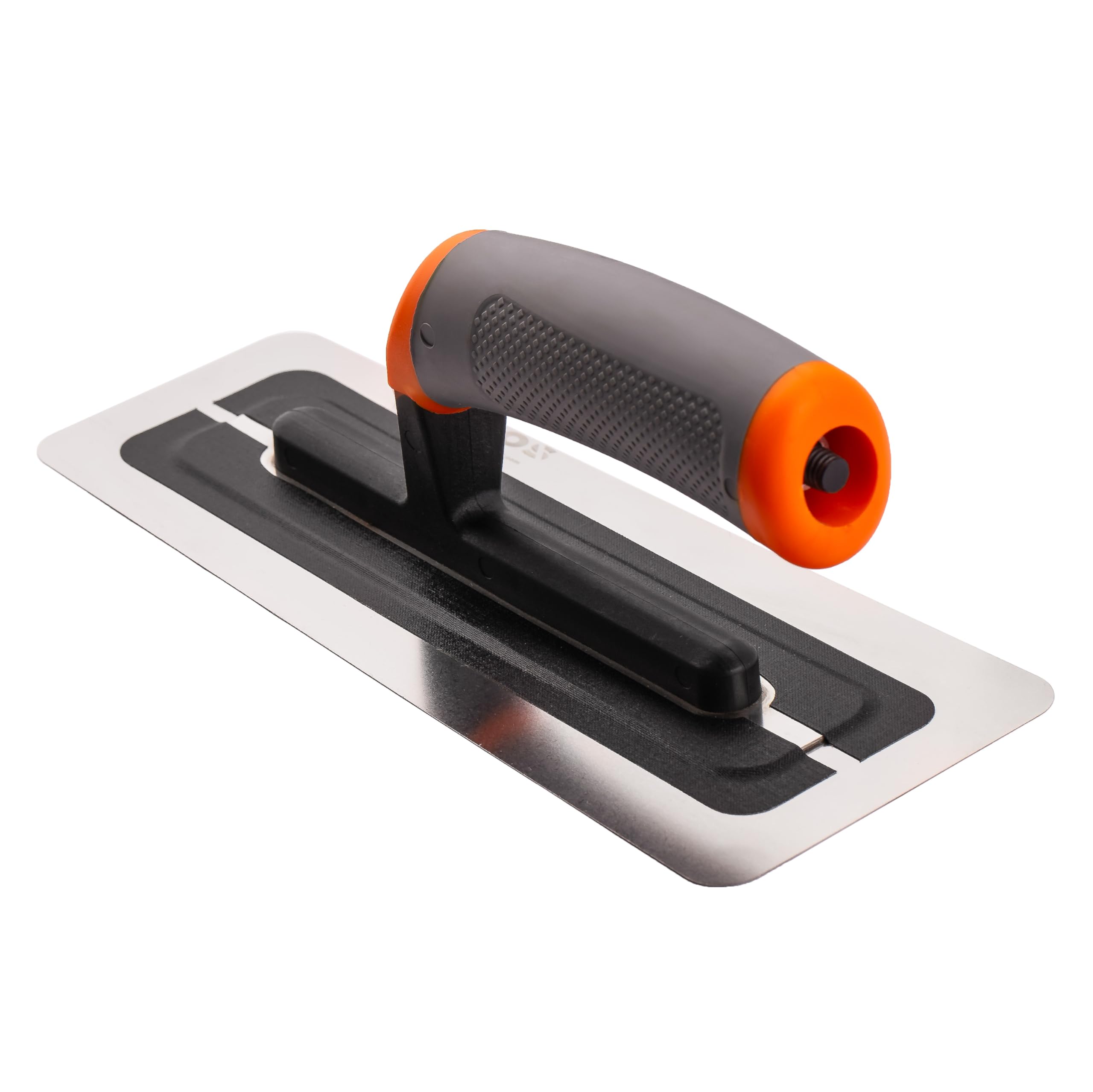 MIVOS Plaster trowel made of stainless steel 240mm - Premium - professional stainless steel plaster trowel with ergonomic soft handle - plastering trowel for plastering and masonry works