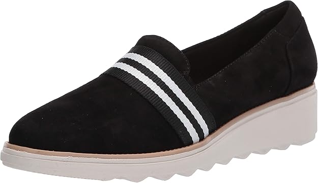 clarks sharon ranch wedge penny loafer