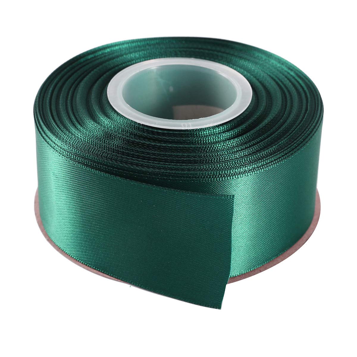 ITIsparkle 38mm Double Faced Satin Ribbon 22 Meters-Roll Set for Gift Wrapping Party Favor Hair Braids Hair Bow Baby Shower Decoration Floral Arrangement Craft Supplies, Teal Ribbon