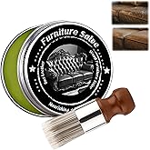 Furniture Salve & Brush,Leather and Wood Furniture Salve for Home, Sofa, Car Seats,8oz (1 Set)