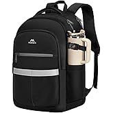 MATEIN Anti Theft Personal Item Backpack, Underseat Travel Backpack with Shoe Compartment Detachable, TSA Luggage Bag for Spirit Airlines Weekend Trip Backpacks for Men Women Fit 15.6" Laptop