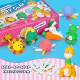 iFergoo Air Dry Clay Pets Theme 6 Animal Designs 36 Packs Non Toxic view 4