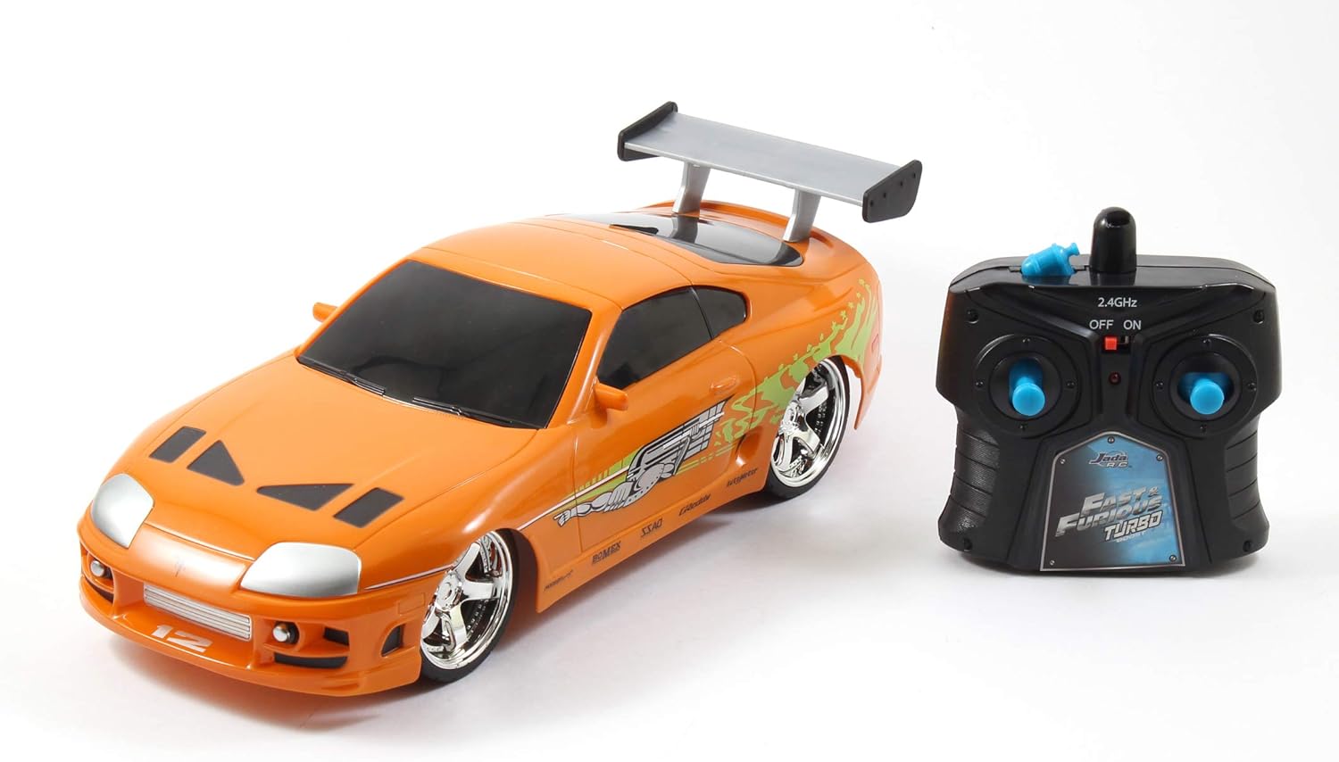 Jada Toys 253206006 Fast & Furious RC Brian's Toyota SupraOrange