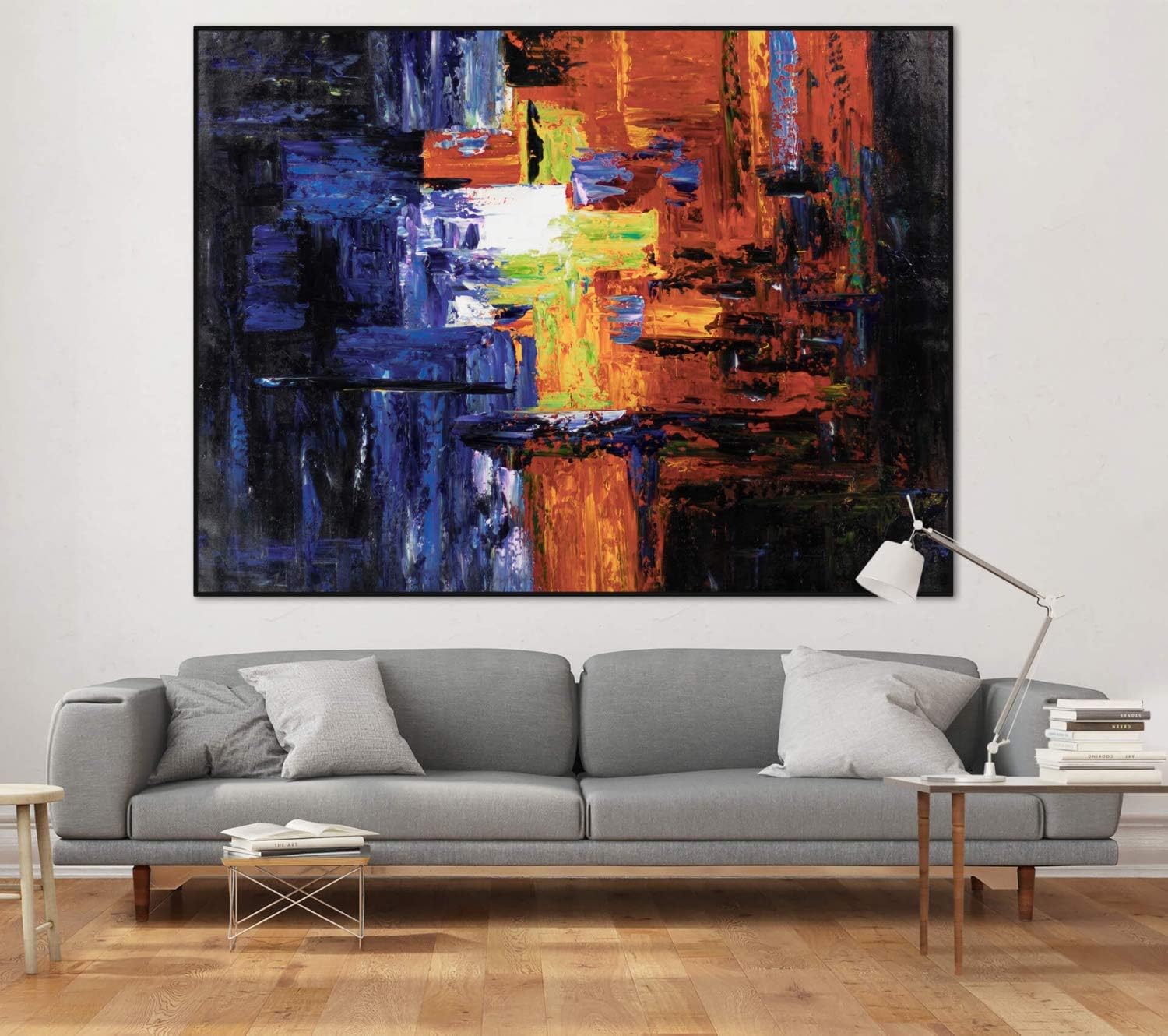 Kunstloft Xxl Painting Warm Desire 200 X 150 Cm Original Hand Painted Pictures Abstract Colourful Large Xxl Canvas Picture Oil Painting One Piece Large Modern Art Oil Painting Amazon De Home Kitchen