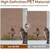 rabbitgoo Heat Reflective Privacy Window Film 75x200cm Brown Silver view 8