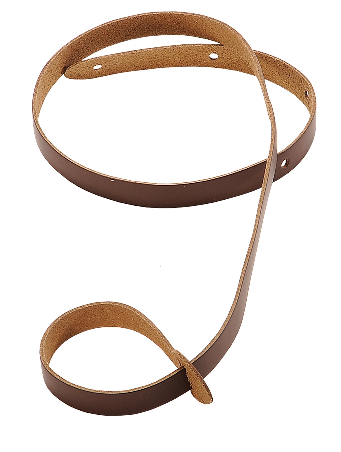 Levy's Leathers M19-brn Leather Mandolin Strap - Brown