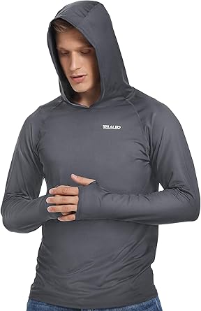 hooded dri fit shirt