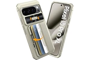 oupeigar for Google Pixel 10 Pro XL Case with Card Holder & RFID Blocking & Sliding Camera Cover & Kickstand Non-Slip Full-Body Shockproof Wallet Phone Case for Pixel 10 Pro XL (Titanium Glod)