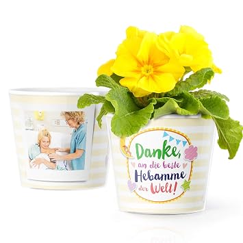 Geschenke Fur Hebammen Blumentopf O16cm Geschenk Zum Danke