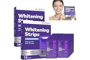 Teeth Whitening Strips | Effectively Removes Surface Stains & Natural Shine, Oral Care Patch, Freshens Breath for Men and Wom