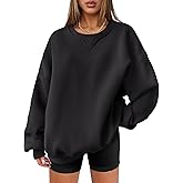 ANRABESS Womens Oversized Sweatshirts Hoodies Crewneck Fleece Pullover Sweaters 2026 Fall Outfits Teen Girls Winter Clothes