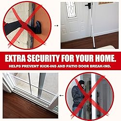 SECURITYMAN 2-in-1 Door Security Bar & Sliding
