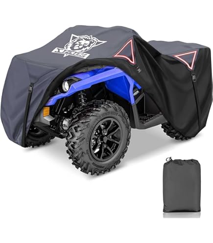 Black ATV Cover Waterproof 100x43x47 3XL Quad ATC 4 Wheeler Covers All Season Outdoor Uv Protection For Kawasaki Yamaha Suzuki Honda Polaris - View #5