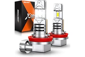 SEALIGHT H11 H16 H8 LED Fog Light Bulb,40000 Lumens 1000% Super Bright H11 LED Fog Lights, 1:1 Design for Car Powersports ATV/UTV, Play-N-Play,pack of 2