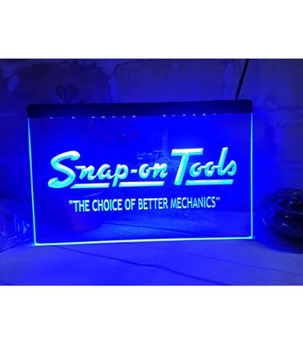 Led Light Sign For Snap-on Tools Parts Shop and Repair Service
