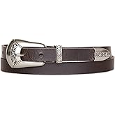 Lucky Brand Women's Western-Inspired Leather Belt | Classic | American Heritage | Casual | Vintage | Cowboy