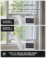 Pro Breeze 7000 BTU Portable Air Conditioner with Remote Dual Window Kits view 8