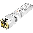 10G SFP+ to RJ-45 Transceiver, WTSFOPTC 1.25/2.5/5/10G-T Copper SFP+ CAT6a Module, Auto-Negotiation, Up to 30m, for Cisco SFP-10G-T-S, Ubiquiti UniFi UF-RJ45-10G, Meraki, TP-Link, Netgear