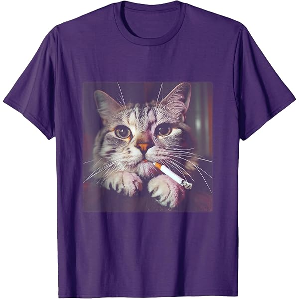 kitty cigarette Amazon.com: Cigarette Kitty Gen Z Joke Funny Smoking Cat Meme T-Shirt :  Clothing, Shoes & Jewelry