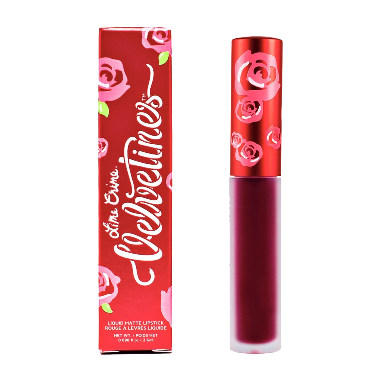 Lime Crime Velvetines Liquid Matte Lipstick, Beet It - Deep Berry Pink - French Vanilla Scent -Long-Lasting Velvety Matte Lipstick - Won't Bleed or Transfer - Vegan