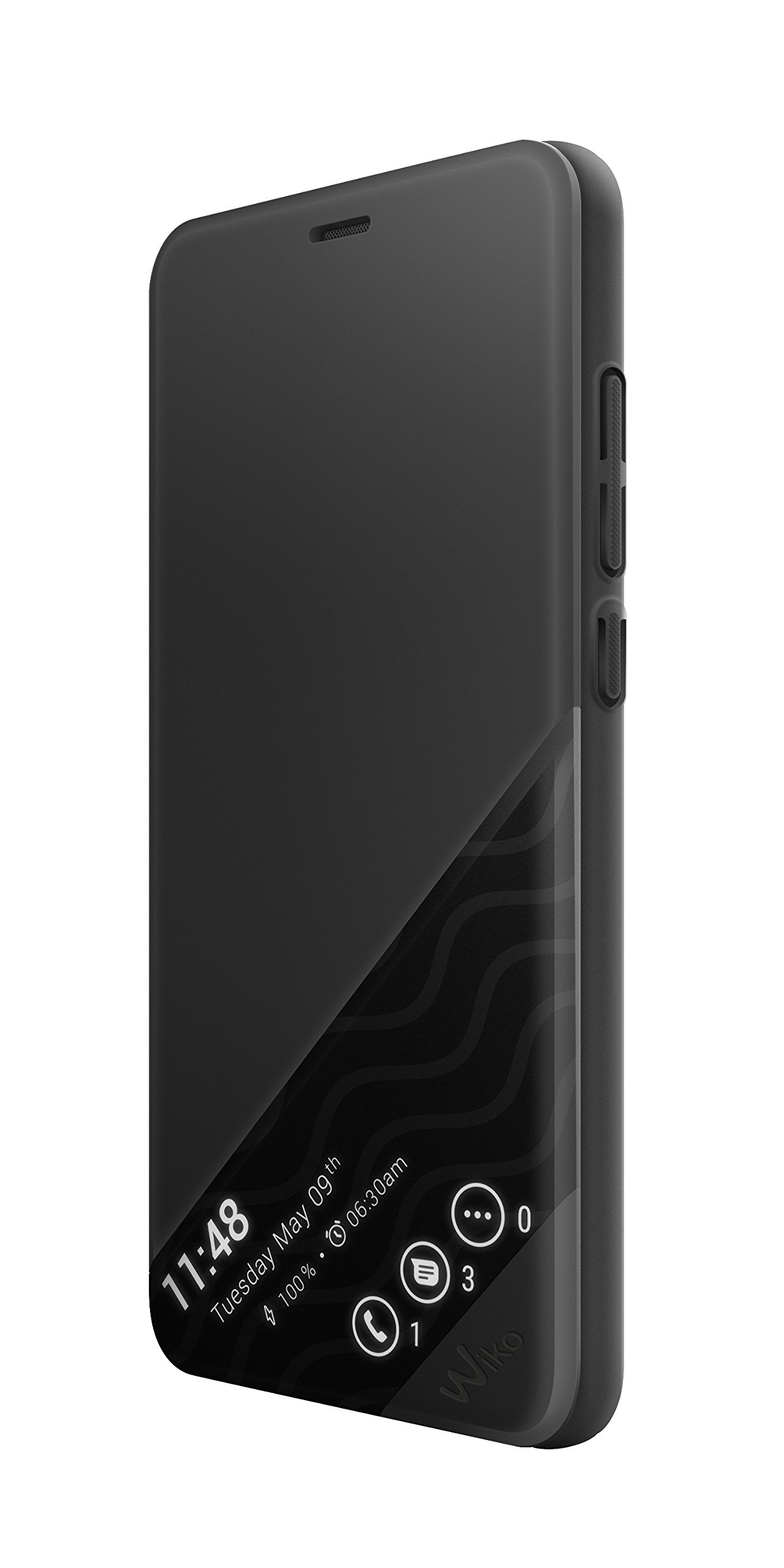 SMART FOLIO NOIRE POUR WIKO VIEW LITE