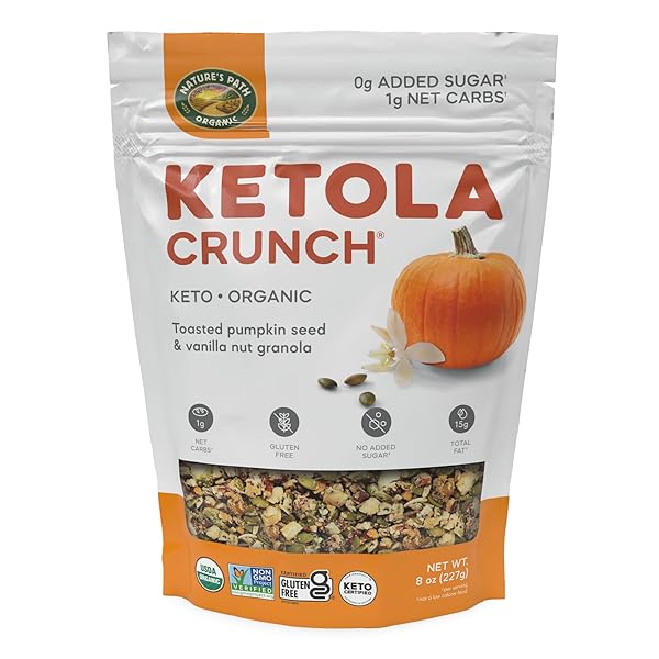 NATURE’S PATH ORGANIC KETOLA CRUNCH® TOASTED PUMPKIN SEED...