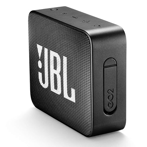 JBL GO2 Waterproof Ultra-Portable Bluetooth Speaker Black in