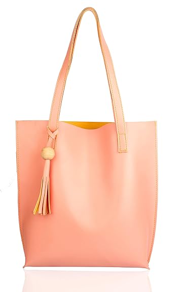 Mammon Womens Handbags(plain-pink,35x35 Cm)