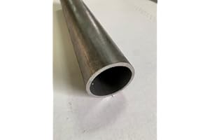 Generic 2.25"" OD x 1/8"" Wall DOM Steel Tube x 9"" Length, Seamless, Mild Steel Tubing, Gray, 2.25ODX0.13WX9