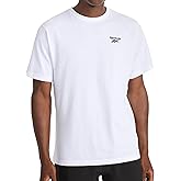 Reebok Mens Phasic Graphic Crewneck T-Shirt, Standard Fit, Lightweight Cotton-Poly Fabric