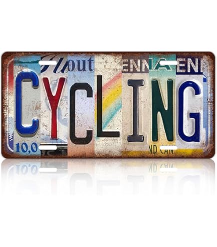 Amazon.com: Vintage Metal Sign Guadalupe Ross Metal Tin Sign Bike