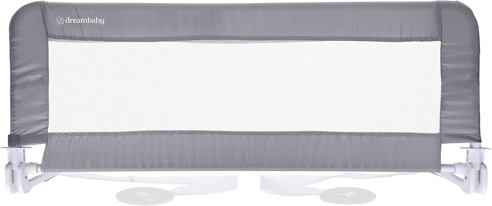Dreambaby Prague Toddler Bed Guard Foldable Safety Rail 110cm Wide