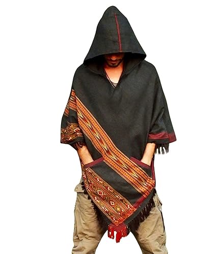 tribal poncho hoodie