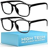 livho High Tech Blue Light Glasses - Advanced Blue Light Blocking Computer Glasses - Screen Fatigue & UV Protection