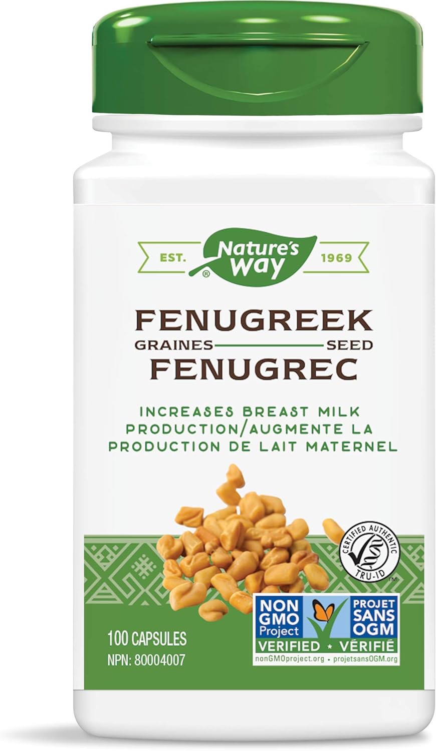Nature's Way Fenugreek Seed, Breastfeeding Supplement Vegetarian