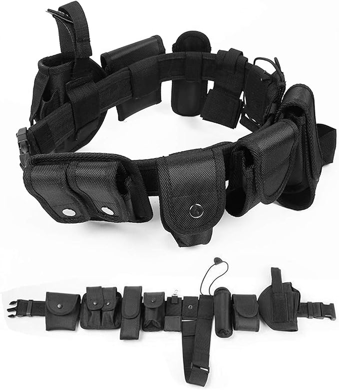 Sue&Joe Tactical Modular Duty Belt 10 in 1 Police Security