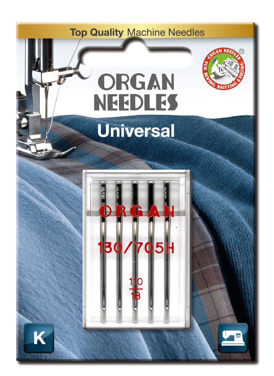 Organ Needles # 110/18 Universal x 5 Needles