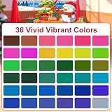 Funnasting Dual Tip Brush Pens 36 Colors Felt Tip Markers Brand New view 2