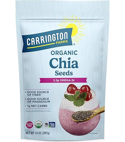 Amazon.com: Simply Nature NON-GMO Chia Seeds 12oz 340g (Two Bags