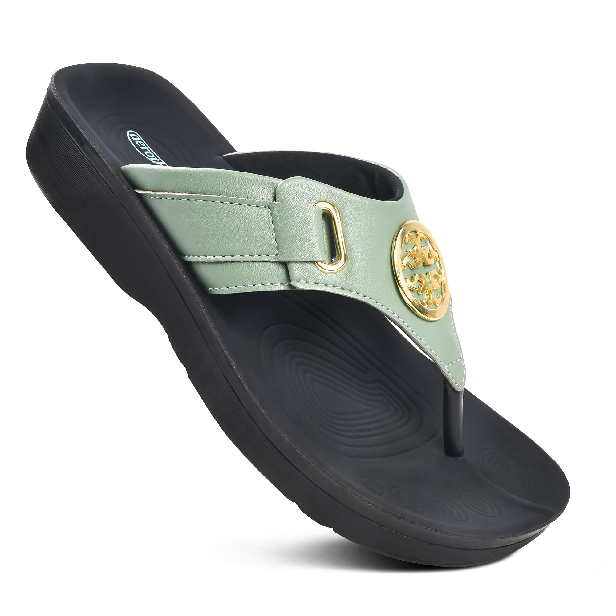 Women's Flip Flops - Soft Brazilian Rubber Casual Sandals, Lightweight & Flexible For All-Day Comfort