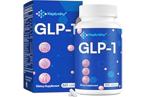 KEPTROHY GLP-1 Support | GLP-1 Supplement, GLP Support Core with Synbiotics, Hops Extract, Eriocitrin Support GLP-1 Level Naturally, Natural GLP-1 Supplement for Women and Men, Take Before Meal - 60 Count
