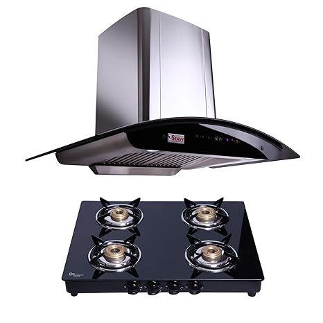 Seavy Chimney Combo With Cooktop 90cm Auto Clean Chimney 4
