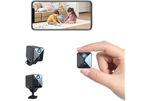 2025 Upgraded Security Camera,4K HD Mini Cam for Home with Night Vision,100 Days Long Battery Life, Motion Detection,Remote V
