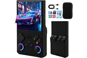 ERAVORTX 2025Newly Upgraded V40 MAX Retro Handheld Game Console with 256G Built-in 20000+ Classic Games, 4.0 Inch 4K HD IPS Screen Open Source Linux System, 4000mAh Battery, Portable Pocket Video Game Console