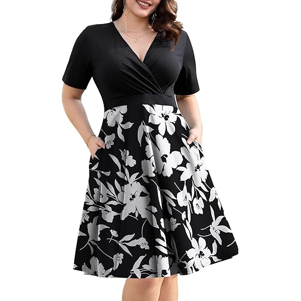 City Triangles Womens Juniors Floral Print Fit & Flare Mini Dress Navy 7 at  Amazon Women's Clothing store