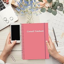 A4 Cornell Notes Notebook - 8.5" x 11" College