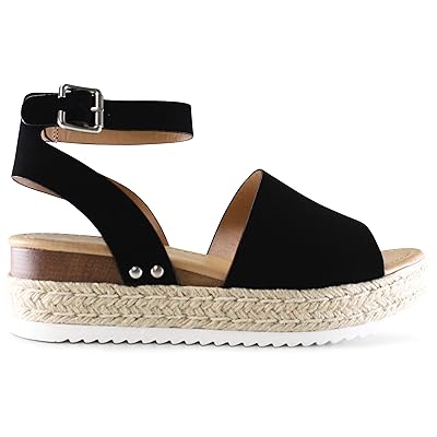 ankle strap espadrille platform sandal